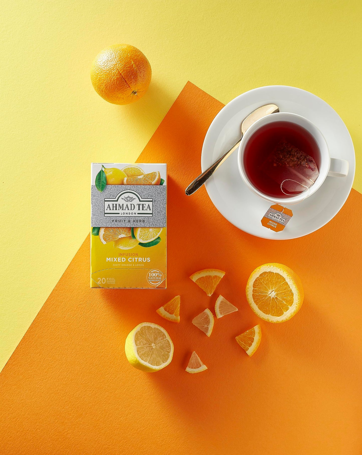 Ahamd Tea : Mixed Citrus : Box Of 20 Tea Bags