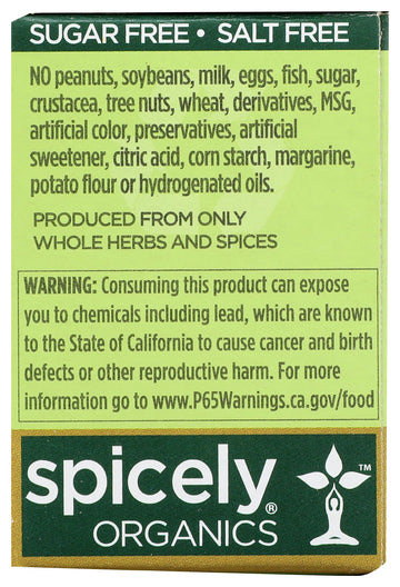 Spicely Organic Tarragon, 0.1 Oz