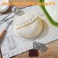BICRET Sourdough Bread Baking Supplies Kit with 34 oz Starter, 2 Silicone Proofing Baskets, Large, Green, Model FJKIT-2