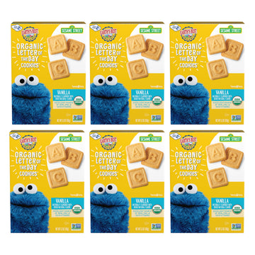 Earths Best Organic Letter of the Day Cookies for Toddlers 2 Years Old and Up, Vanilla Flavor, 5.3 Ounce Box (Pack of 6)