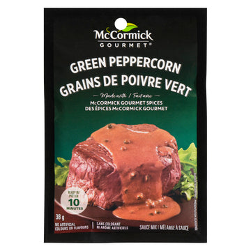 Mccormick Gourmet, Sauce Mix, Green Peppercorn, 38G/1.3Oz, (Imported From Canada)