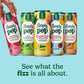 Simply POP Prebiotic Soda Strawberry Cans  12 fl oz  12 Pack