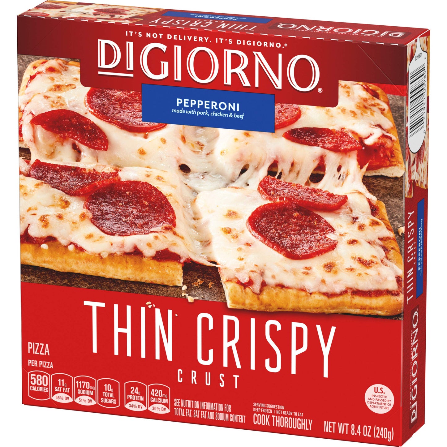 DiGiorno Small Traditional Hand Tossed Crust Four Cheese Pizza, Pack of 10