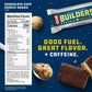 Clif Builders + Caffeine Protein Bars - Chocolate Chip Cookie Dough Flavor - 20G Plant Based Protein - Gluten Free - Non-Gmo - Low Glycemic - No Artificial Sweeteners - 2.4 Oz. (12 Pack)