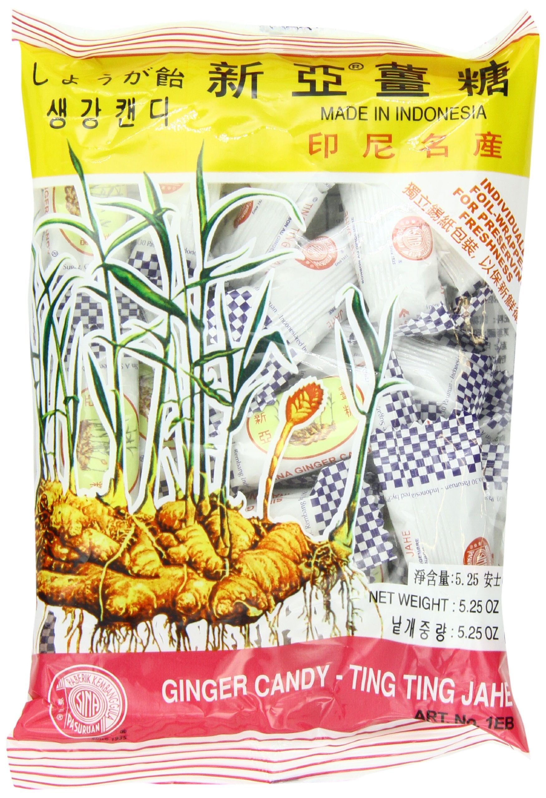 Ting Ting Jahe Ginger Candy, 5.25 Ounce