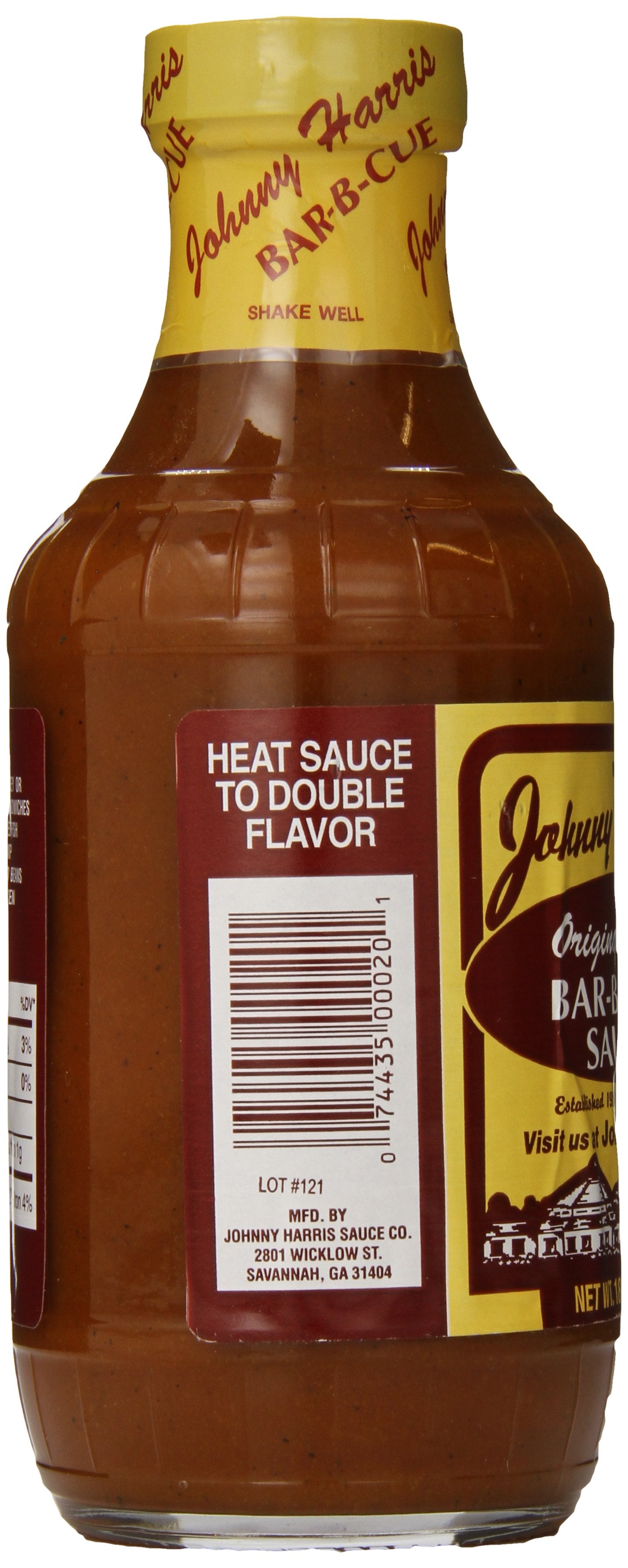 Johnny Harris BBQ Sauce, Original, 18 oz - Flavorful Barbeque Sauce, Perfect for Grilling and Marinades, 1.12 lb Pack
