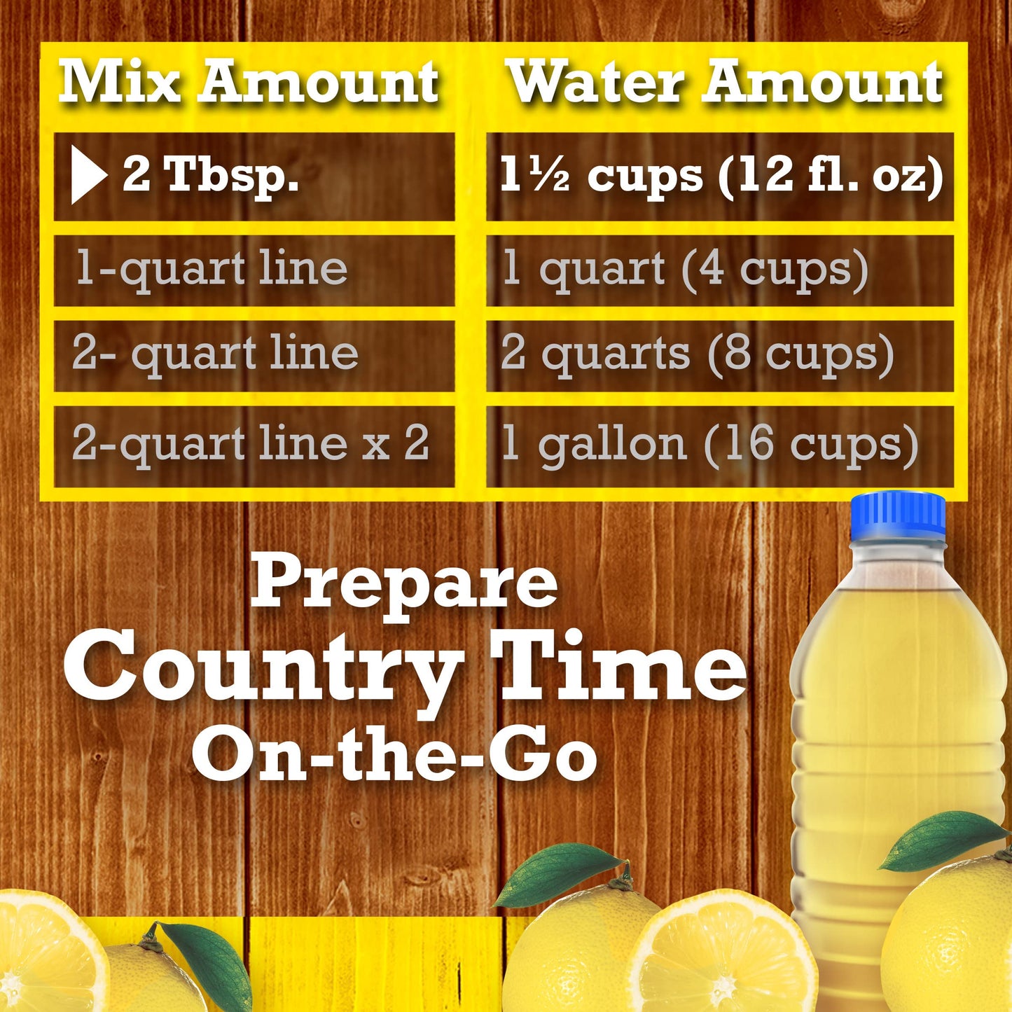 Country Time Lemonade Naturally Flavored Powdered Drink Mix 12 Count 19 Oz Canisters