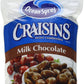 Ocean Spray Craisins Milk Chocolate Dried Cranberries (Pack of 4)