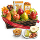 Golden State Fruit Congratulations Fruit Basket With Cheese And Nuts