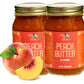 Green Jay Gourmet Peach Butter - All-Natural, Gluten-Free Fruit Spread - 19 oz (Pack of 2)