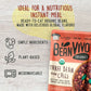 Beanvivo - Organic Three Bean Vegan Chili Pack Of 6 (10 Oz Each) - Seasoned & Ready To Eat Plant Protein Vegan Gluten Free Micro