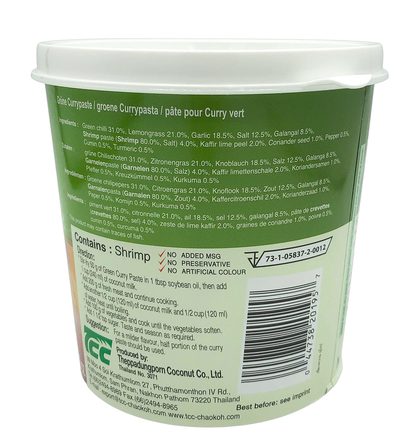 Mae Ploy Green Curry Paste - 1kg