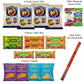 Foxy Fane 90-Count Holiday Gift Box - 90 Healthy Snacks & Treats - Perfect Variety Pack For Easter - Great For Family, Friends &