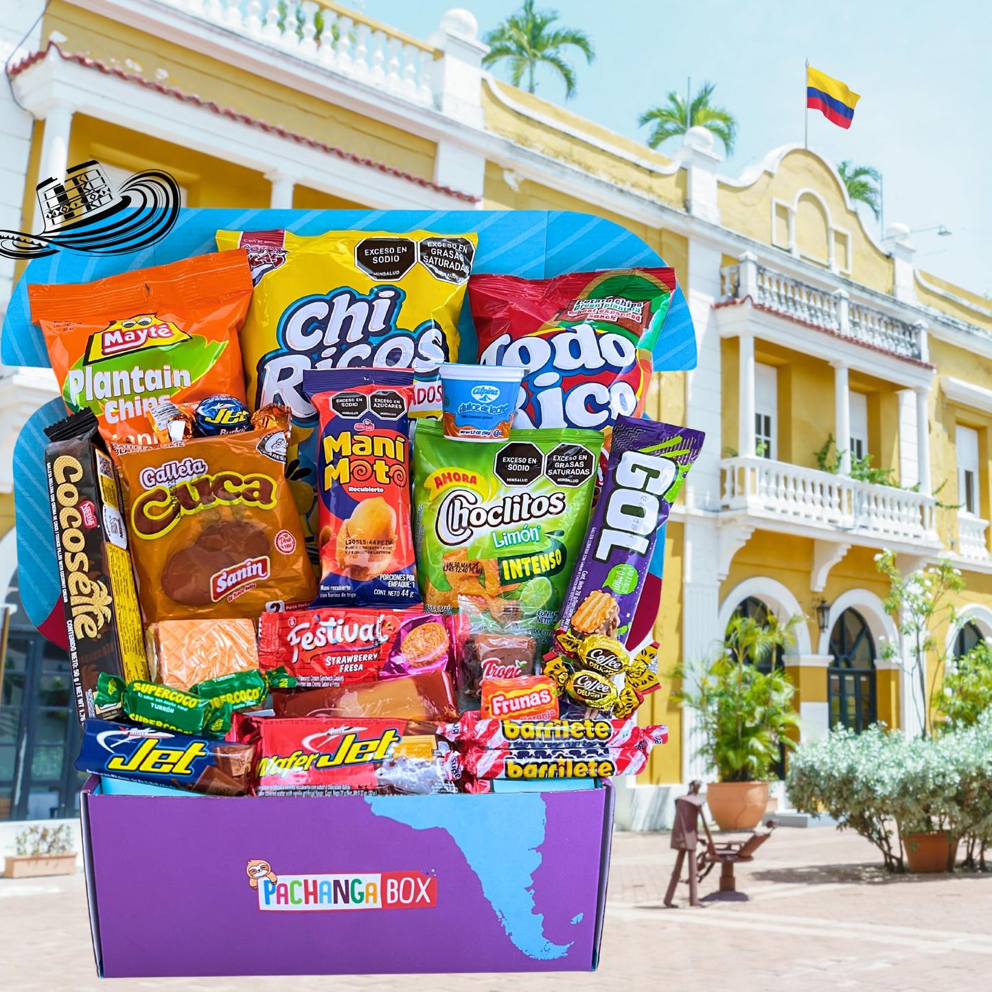 Pachanga Box International Colombia Snack Box - Perfect Mother's Day Gift with Tasty Hispanic & Latin American Treats