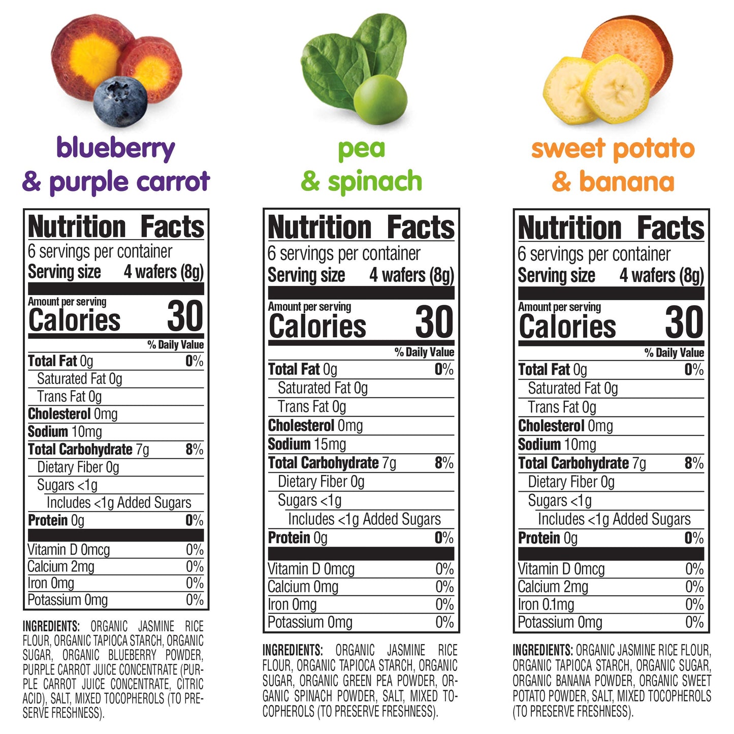 Happy Baby Organics Teether, 3 Flavor Variety Pack, 12 Count (Pack Of 3)