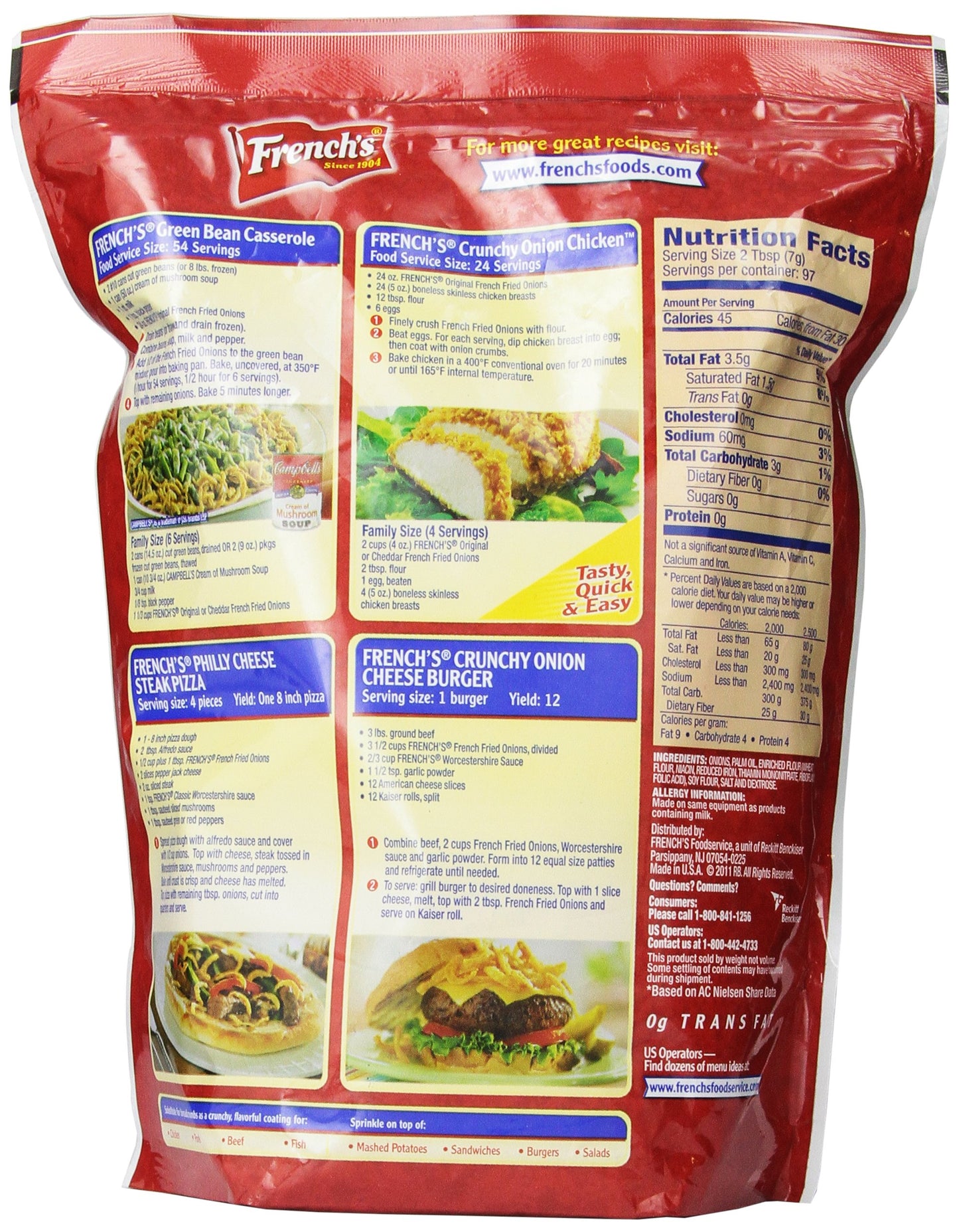 French'S Fried Onions Original, 24 Ounce