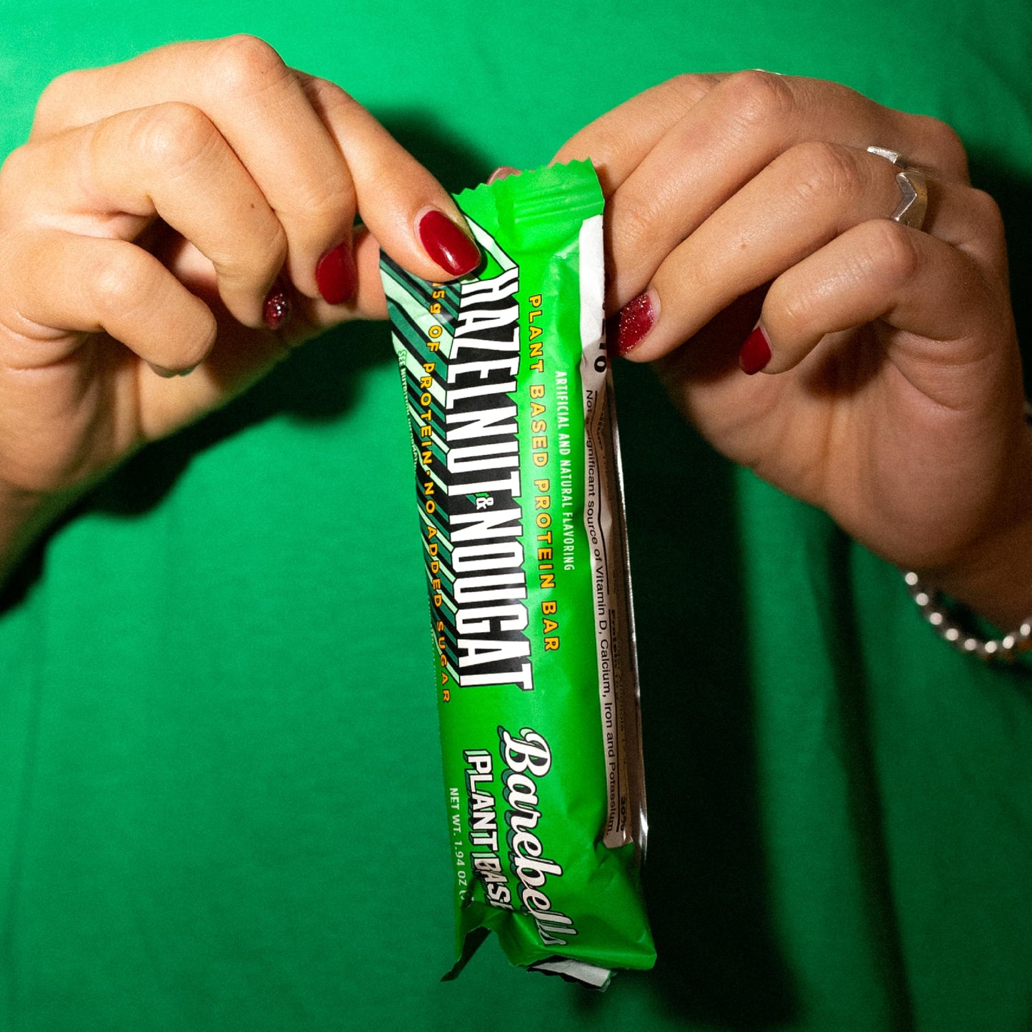 Barebells Vegan Protein Bars Hazelnut & Nougat - 12 Count, 1.9Oz Bars - Features Plant Based Protein Bar With 15G Of High Protei