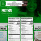 Bearded Brothers Organic Protein Bars, Dark Chocolate And Vanilla (10 Pack) - Plant Based Protein, Gluten Free, Vegan