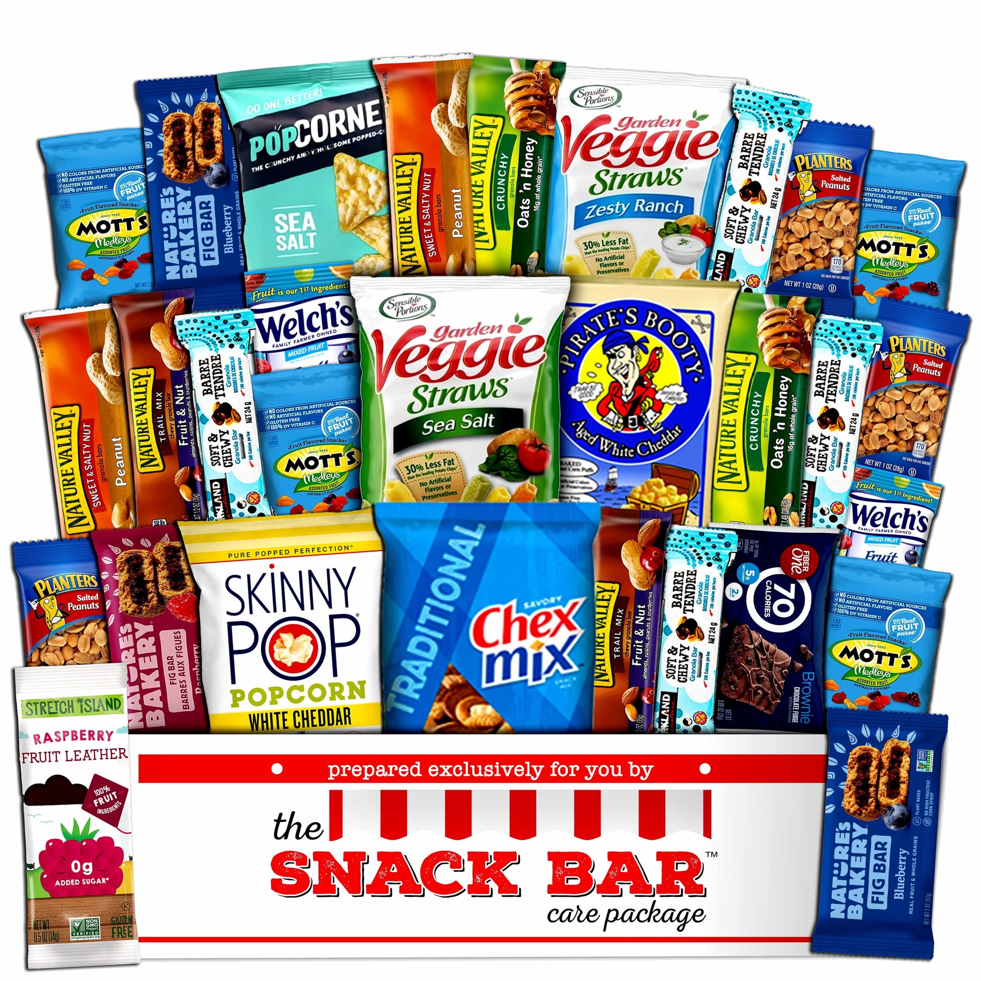 Healthy snack Care Package (30 count) A Gift crave Snack Box with a Variety of Healthy Snack Choices - Great for Office, College