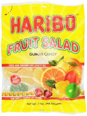 Haribo Gummies - Fruit Salad - 5 Oz