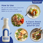 SideDish Classic Ranch Dressing - Dairy Free, Gluten Free, Sugar Free - 8 Fl Oz (Pack of 3)
