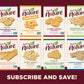 Back to Nature Classic Round Crackers - Dairy Free, Non-GMO, Made with Wheat Flour & Sea Salt, Delicious & Quality Snacks, 8.5 O