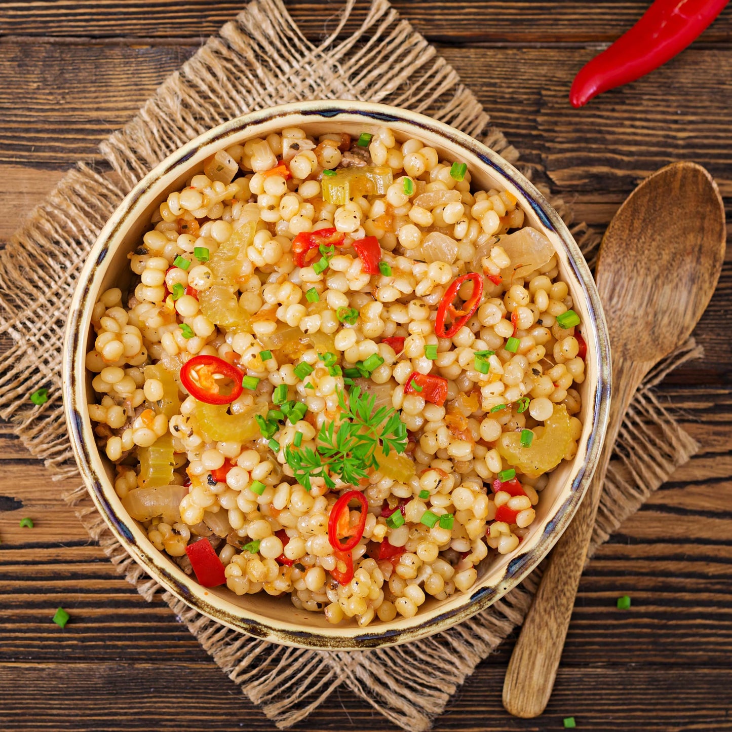 Yupik Toasted Pearl Couscous, 2.2 Lb, Canadian, Vegan, Kosher, Cholesterol-Free, Sodium-Free, Good Source Of Protein & Fiber, Pe