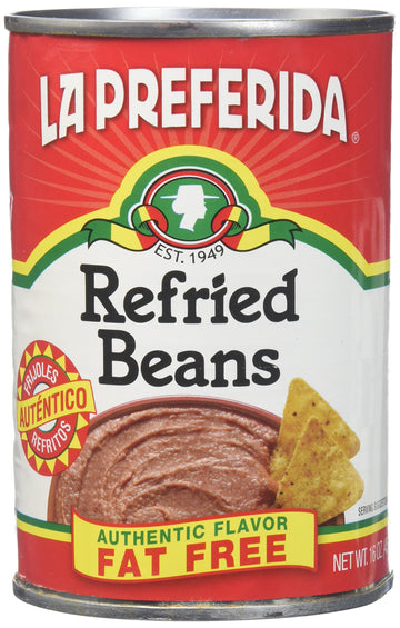 La Preferida Refried Beans Fat Free, 16-Ounce (Pack Of 12)