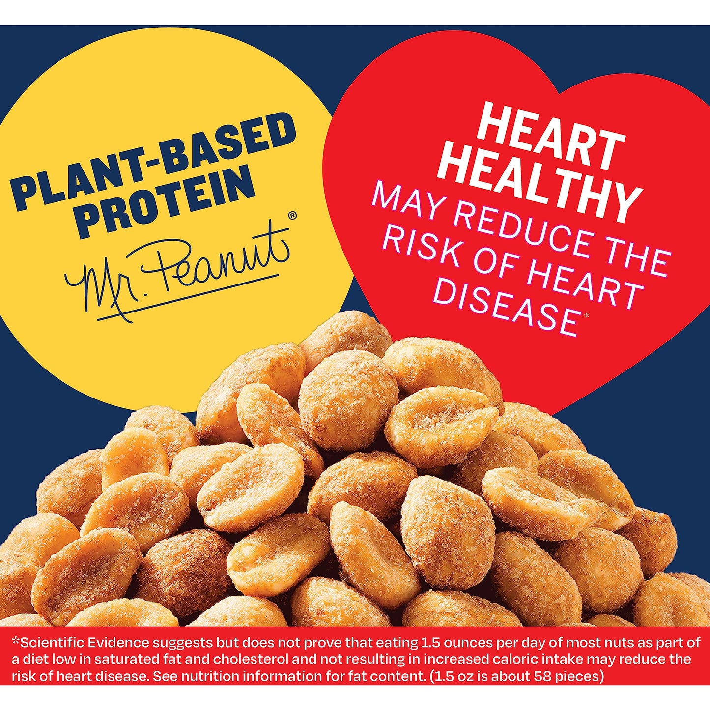 Planters Honey Roasted Peanuts, 34.5 Ounce (Pack of 6), Model PP-GRCE11718