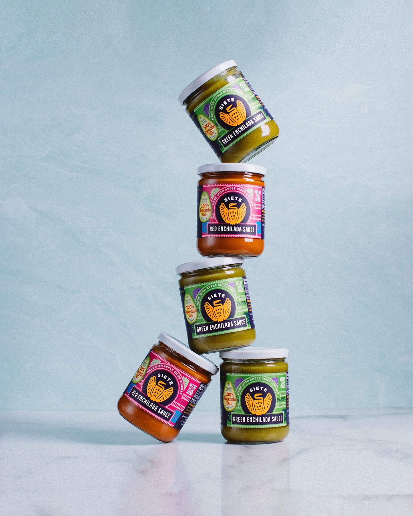 Siete Sauce Enchilada Green 15 OZ