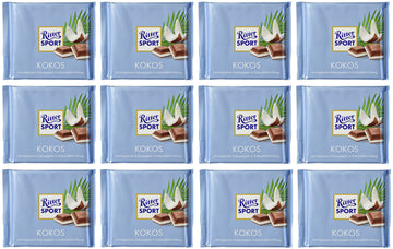 Ritter Sport Kokos,3.52 Ounce (Pack Of 12)