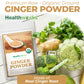 Healthworks Ginger Powder (16 Ounces / 1 Pound) | Ground | Raw | All-Natural & Certified Organic | Keto, Vegan | Great With Coffee, Tea & Juices | Superfood/Spice