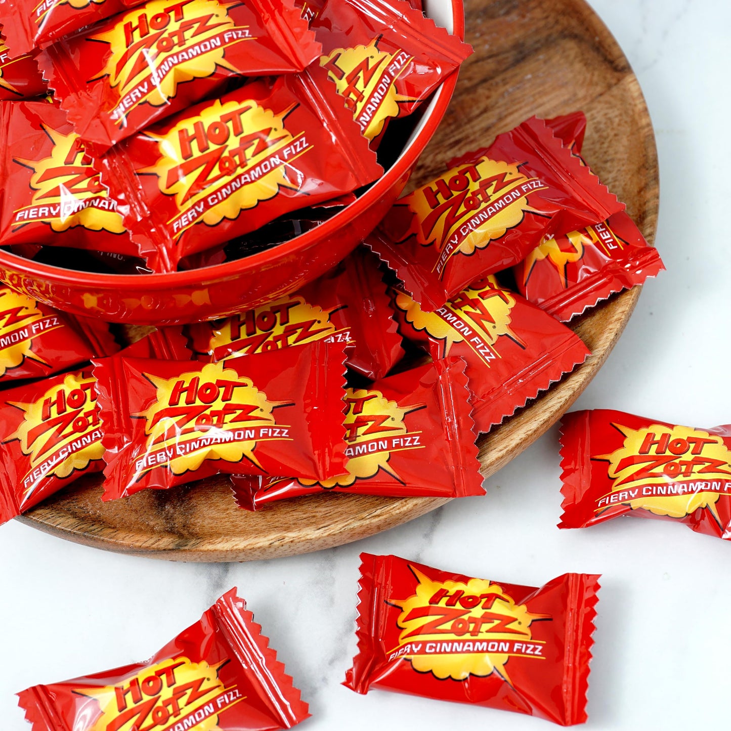 Hot Zotz Fiery Cinnamon Fizz, 1Lb Bulk Bag (Approx. 90 Pieces)