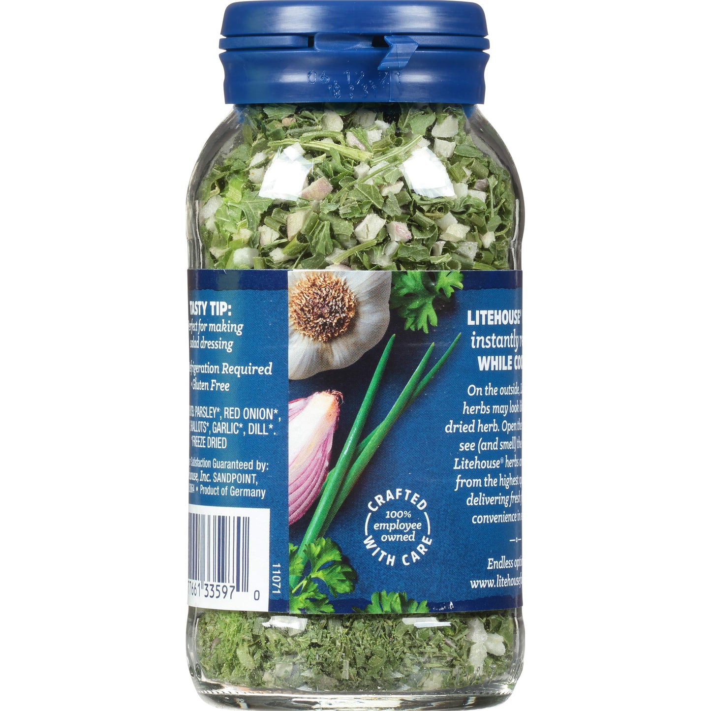Litehouse Freeze Dried Salad Herb Blend - Substitute For Fresh Salad Herb, Salad Dressing, Organic, Salad Herb Blend Seasoning,