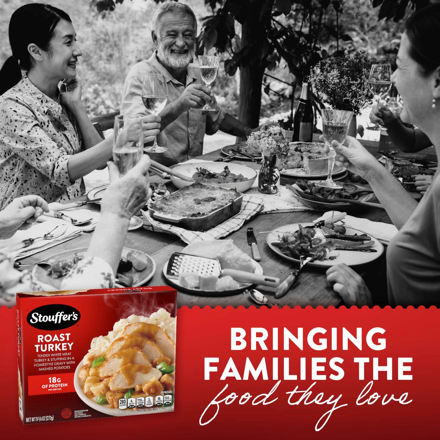 Stouffers Roast Turkey, Frozen Meal, 9.59 Ounce (Pack of 1)