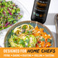 Chefs Life Organic Finishing Oil - 100% Extra Virgin Olive Oil, Organic Olive Oil, Evoo, Perfect For Dressing, Pure, Single Origin, Non Gmo - 16.9 Fl Oz Squeezable Bottle (1 Pack)