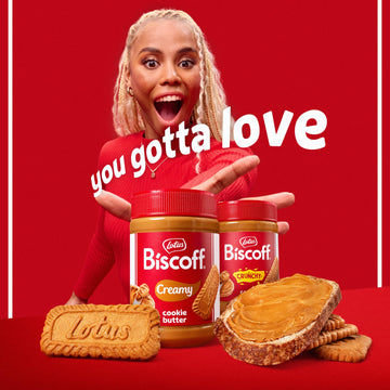 Lotus Biscoff Cookie Butter Spread, Crunchy, non GMO + Vegan, 24.7oz