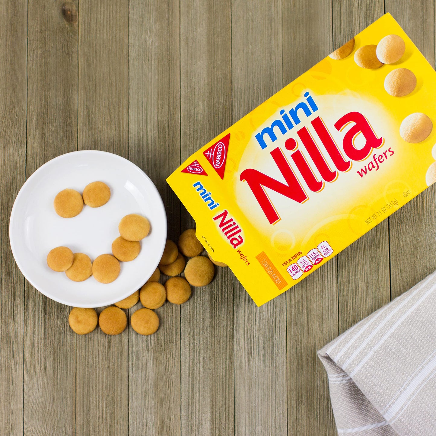 Nilla Wafers Mini Cookies, Vanilla Wafers, 12 - 11 oz Boxes