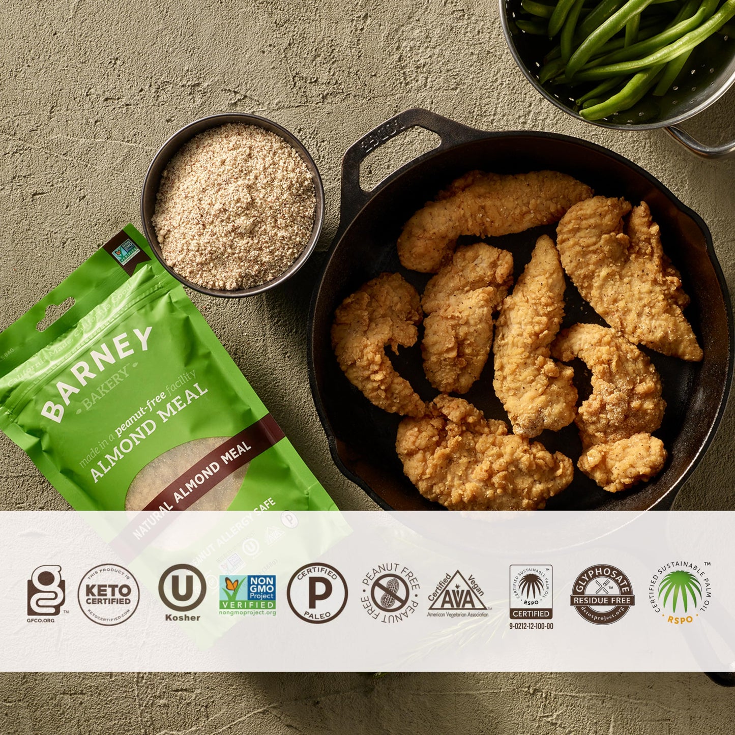 Barney Butter Almond Meal, Non-GMO, Gluten Free, Keto, Vegan, 13 Ounce, Natural Almond Meal