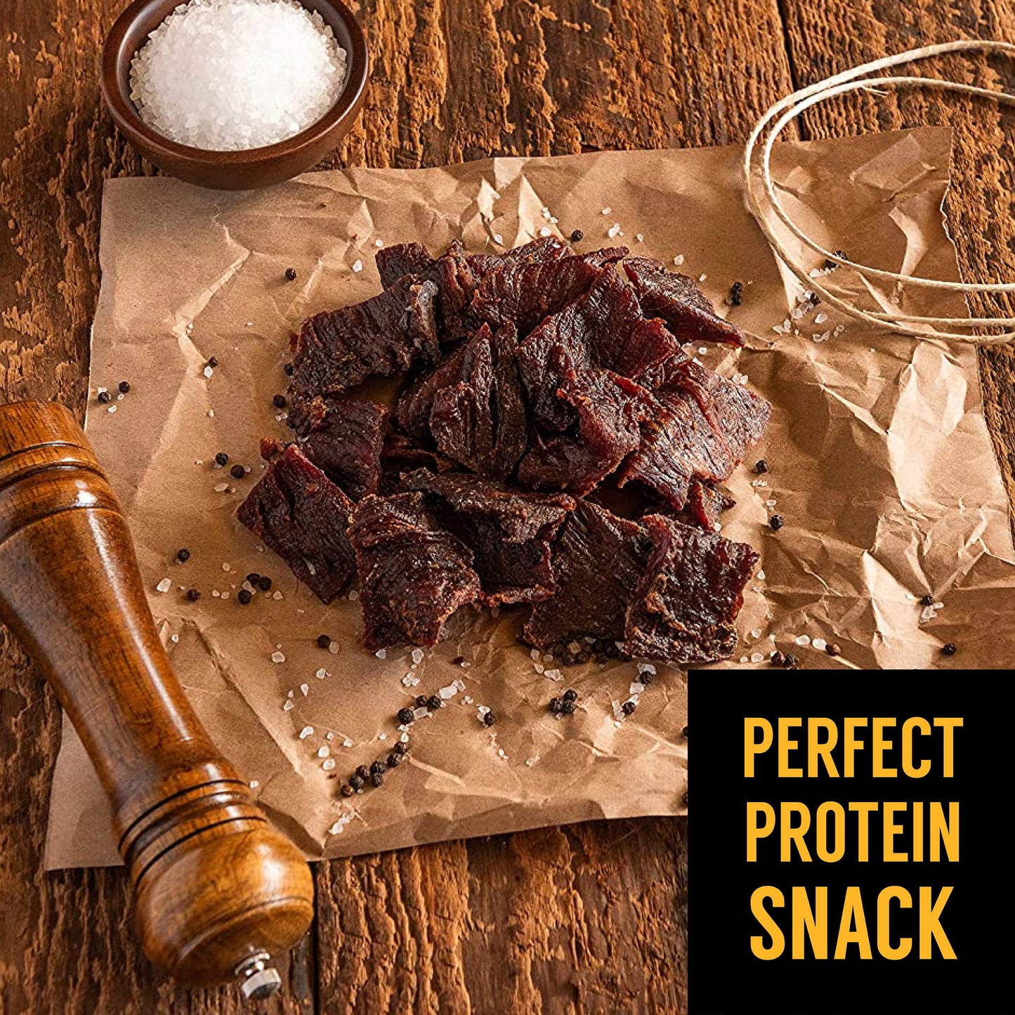 Tillamook Beef Jerky, Old Fashioned Deli Style, Low Carb, High Protein, 12 Count Tray, 1 Ounce per Pack