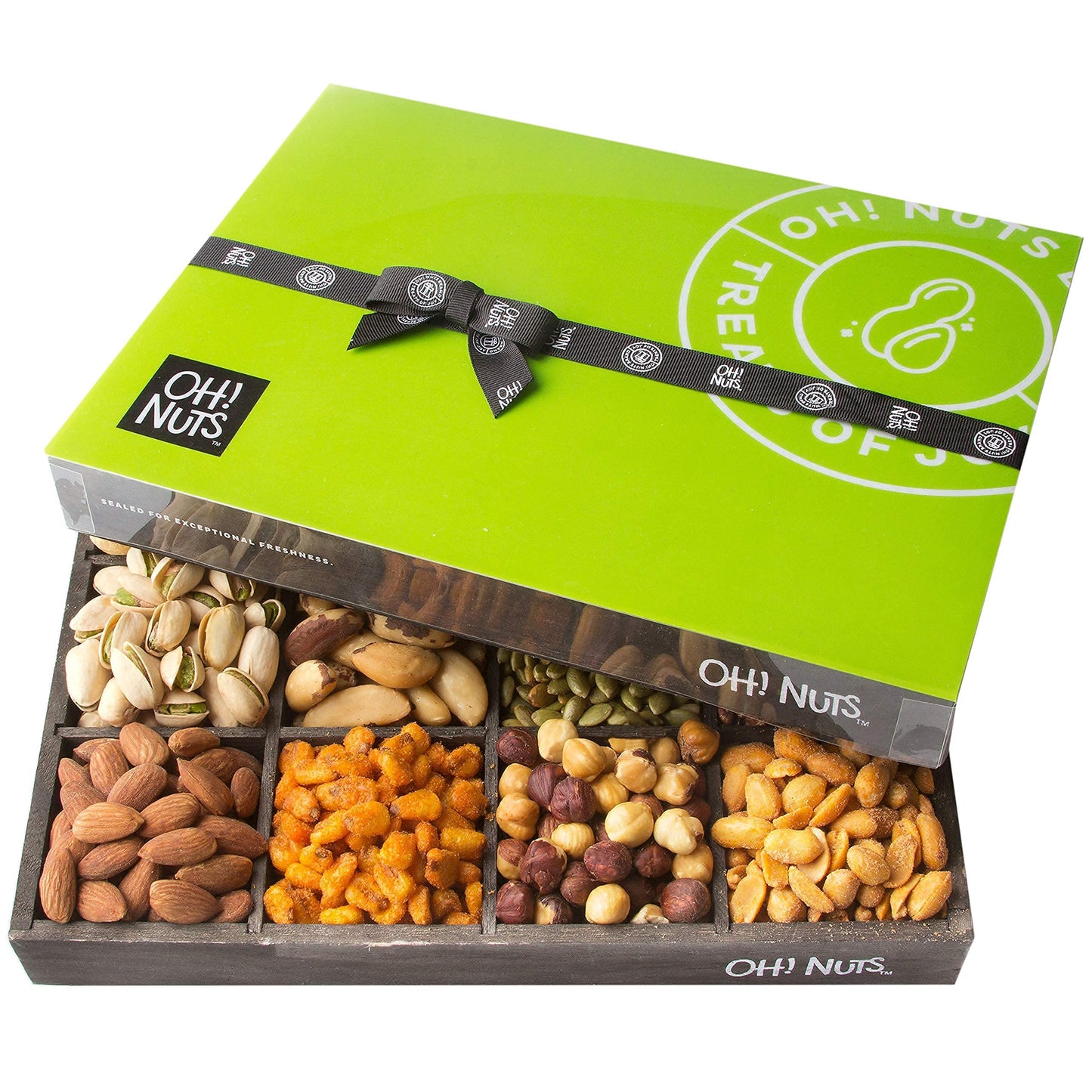 Oh! Nuts Nuts Gift Basket Mixed Nuts Assortments - 12 Variety Mixed Nut