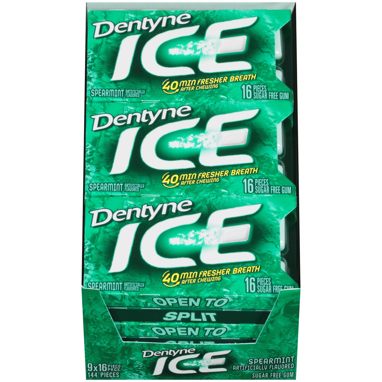 Dentyne Ice Spearmint, Count Of 9 (Pack Of 3)