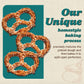 Unique Snacks Extra Salt Split-Open Pretzels, 11 Oz. Bag, Pack of 6, OU Kosher, Non-GMO, Delicious Homestyle Baked Snack
