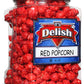 Gourmet Red Cherry Flavored Popcorn by Its Delish, 16 Oz Jumbo Container | Bulk Air Popped Pop Corn Snack - Fruity Red Themed C