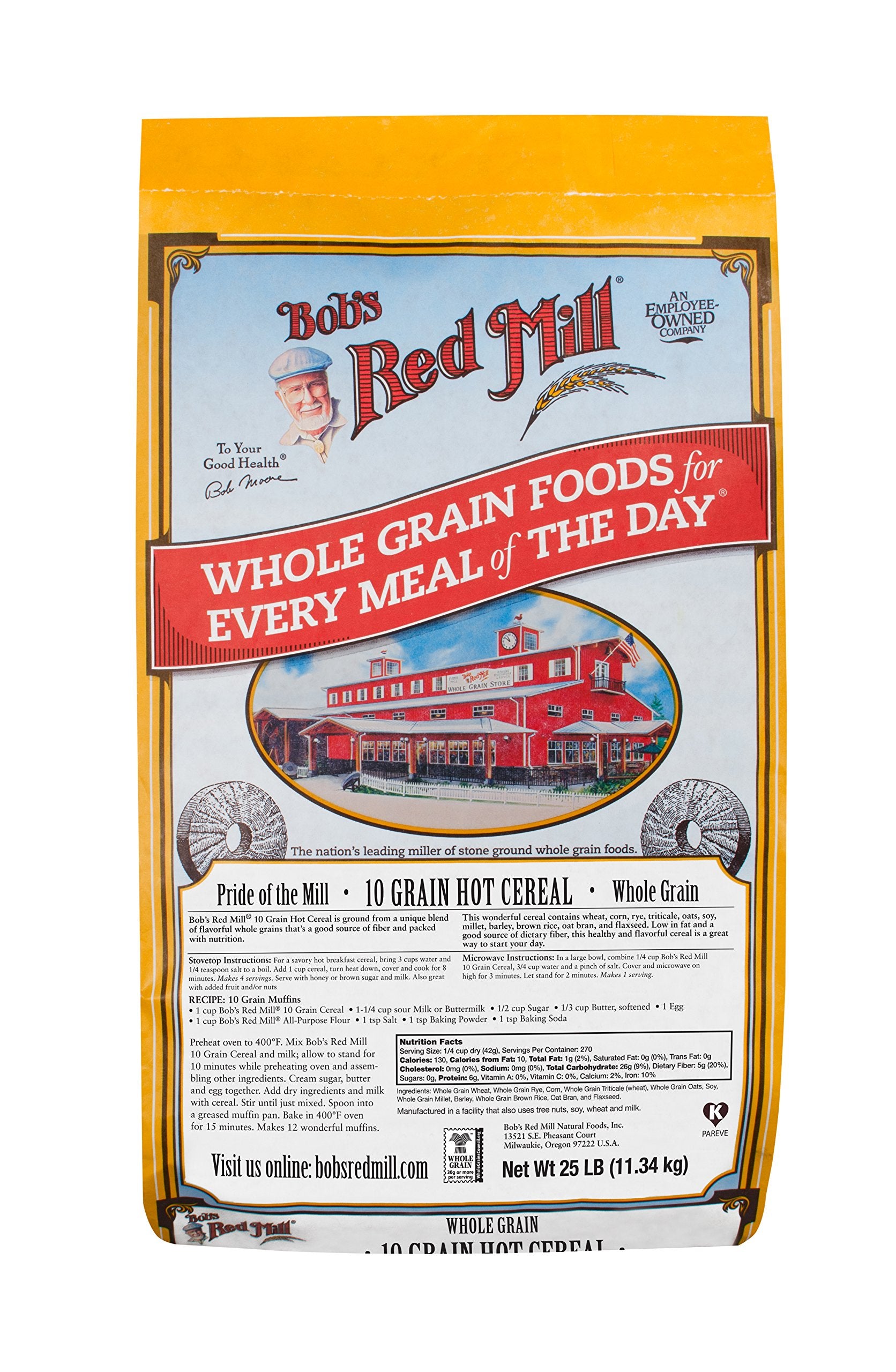 Bob'S Red Mill 10 Grain Hot Cereal, 25 Pound