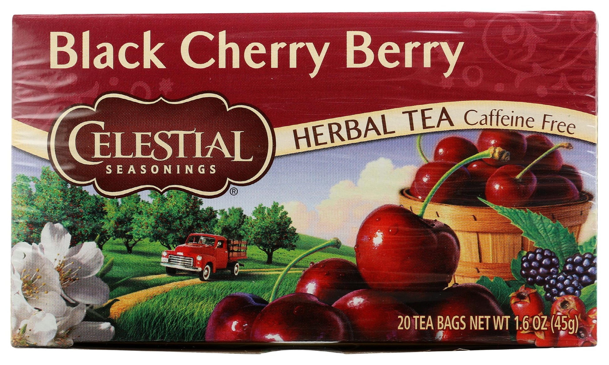 Celestial Seasonings Black Cherry Berry Herbal Tea  20 Count