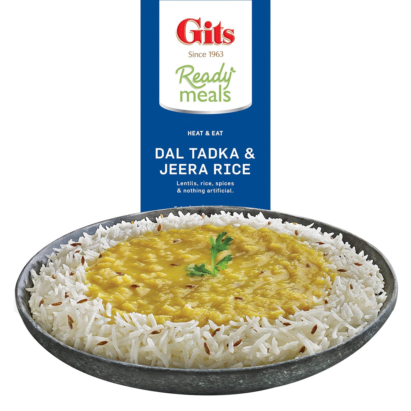 Gits Ready To Eat Jeera Rice & Dal Tadka - Combo Meal, 375G