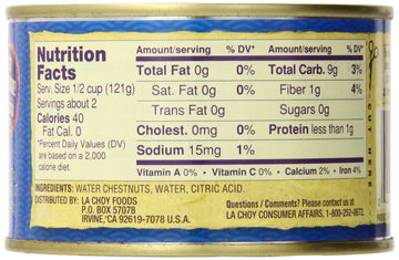 La Choy Water Chestnuts, 8 Ounce (Pack Of 12)
