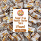 Fusion Sweets Sugar Free Peanut Butter Bars - Individually Wrapped - 1 Pound