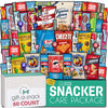 Gift A Snack - Halloween Trick Or Treats Snack Box Variety Pack Care Package + Greeting Card (60 Count) Birthday Sweet Treats Gi